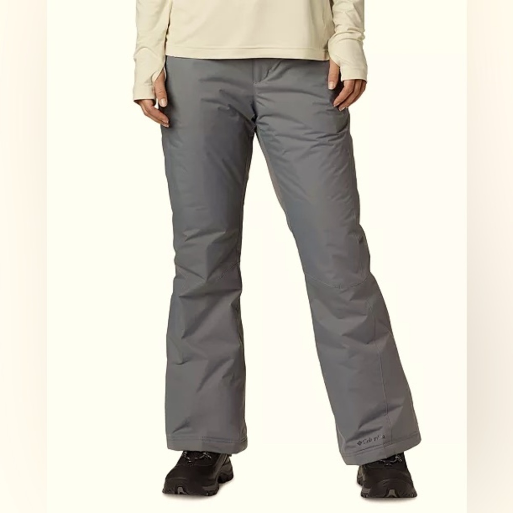 Columbia grey women’s waterproof ski snow pants